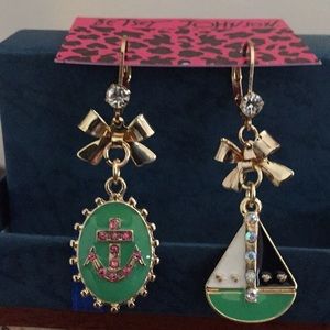 Betsey Johnson nautical earrings
